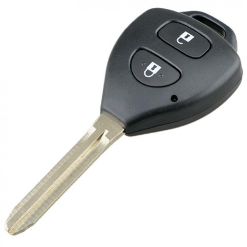 2 button key shell with TOYO-15.P blade, fits Toyota