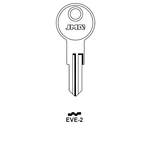 Key blank EVE-2