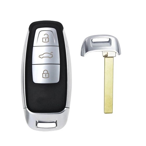 3 button remote key shell, fits AUDI A8L Q7