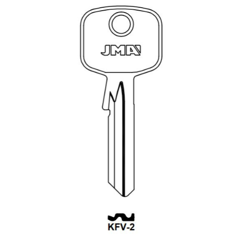 Key blank KFV-2