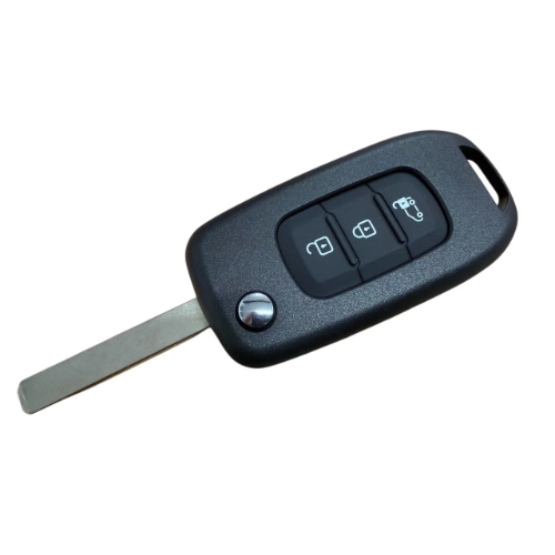 3 button key shell with CIT-1P blade, fits Renault