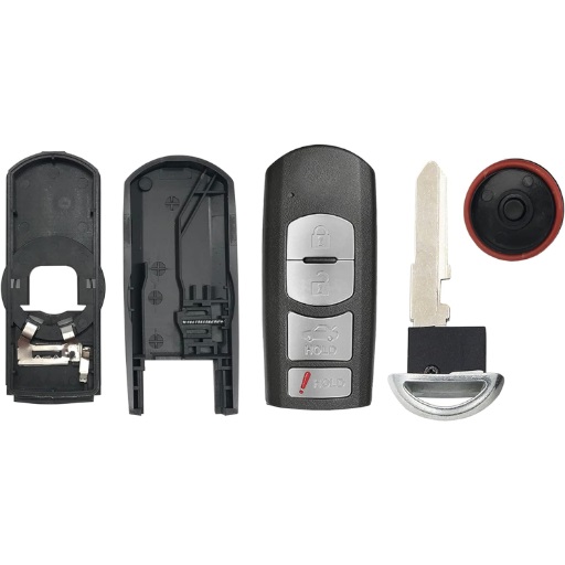 3+1 button smart key shell, fits Mazda - Image 2