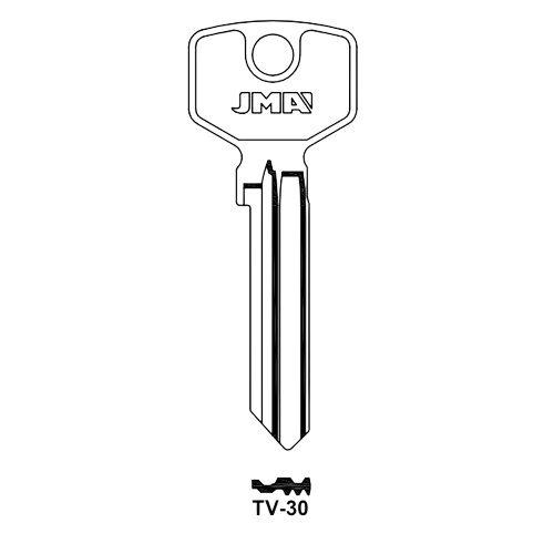 Key blank TV-30