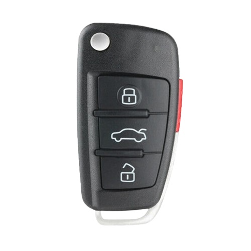 3+1 remote button key shell, fits Audi A6, Q7