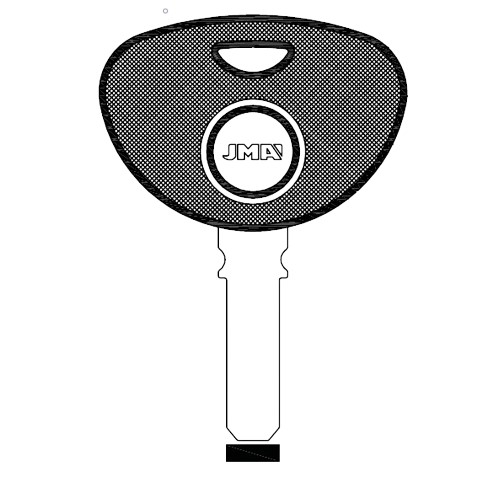 Transponder key TP00BM-7P for BMW motorcycle