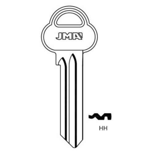 Key blank AS-35 Brass