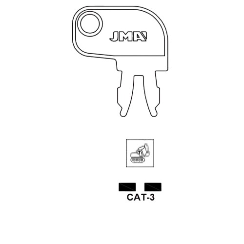 Key blank CAT-3