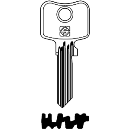 Key blank WILKA 253 WK99