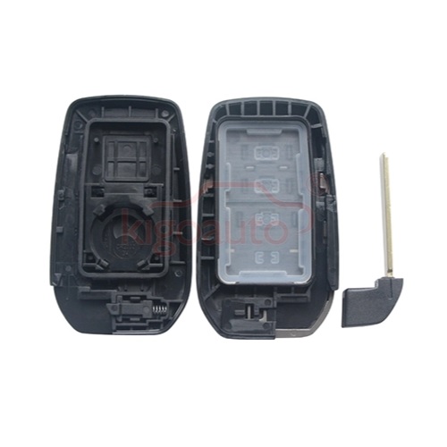 Smart key case with 2 button, fits Toyota Corolla, Hilux, Rav4, 2015-2021 - Image 2