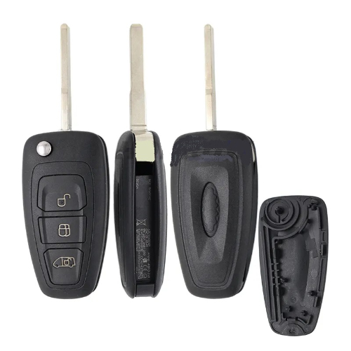 3 button open key shell with FO-24.P blade and without battery holder, fits Ford Transit - Image 2