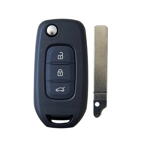 3 button key shell with CIT-1P blade, fits Renault
